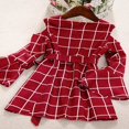 thumbnail image 3 of Vêtements Assortis pour la Famille Robe Décontractée Mère Fille à Carreaux, 3 of 6