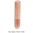 thumbnail image 4 of LOVEVER Copper Contact Tips  10Pcs 0.9mm MIG Welding Contact Tips Welding Contact Tips for Welding Torch Tips Consumables  Welding Gun Accessories Gas Nozzle Conductive Tips, 4 of 9