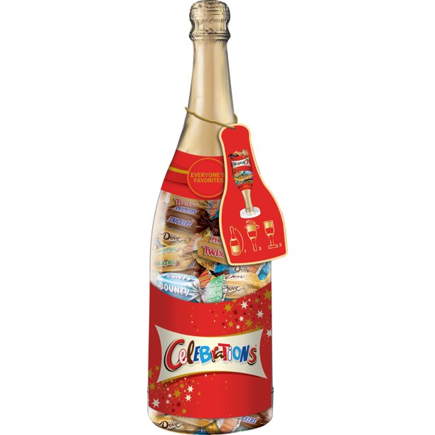 CELEBRATIONS Chocolate Variety Mix Candy Bars, 21.37 oz. Bottle