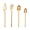 Golden, variant on Jkung 4 Pcs Hangable Tableware Set Stainless Steel Fork Knife Spoons Flatware Cutlery Kitchen Utensil Dinnerware Set