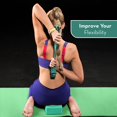 thumbnail image 2 of HemingWeigh Yoga Starter Kit Polyester 72" Length Mat, Blocks, Strap, 2 Towels - Green, 2 of 6