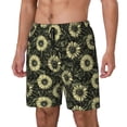 thumbnail image 2 of Fotbe Sunflowers Men’s Swim Trunks Quick Dry Swim Shorts Board Shorts with Mesh Lining-3X-Large, 2 of 9