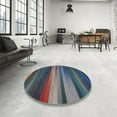 thumbnail image 4 of Ahgly Company Machine Washable Indoor Rectangle Transitional Light Slate Gray Area Rugs, 2' x 3', 4 of 7