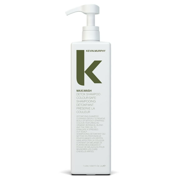 KEVIN.MURPHY MAXI.WASH - Detox Shampoo - Removes Buildup & Minerals - Colour Safe Shampoo - Also a Scalp Shampoo - Sulphate Free & Paraben Free - 1000 mL / 33.8 fl oz