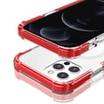 thumbnail image 2 of MagSafe Compatible Transparent Protective Bumper Case for iPhone 14 Pro - Red, 2 of 2