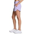 thumbnail image 4 of RBX Active Women's Quick Drying Space Dye Woven Running Shorts With Built In Brief, 4 of 4