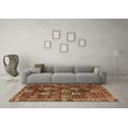 thumbnail image 3 of Ahgly Company Indoor Square Persian Brown Traditional Area Rugs, 7' Square, 3 of 4