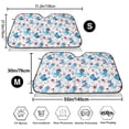thumbnail image 3 of Honeii Cute Shark Print Car Sunshade for Windshield,Car Cover Sunshade Protector,Foldable Front Window Sun Visor,Fits Cars, SUVs, Trucks, 3 of 6
