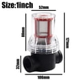 thumbnail image 1 of Water Purifier Filter 1/2" 3/4" 1"Thread Washable Mesh Filter Cartridge Water Pump Filter For Garden Irrigation Parts, 1 of 10
