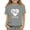 Light Gray, variant on WTOBBY Summer Kids "BIG SISTER" Round Neck Short Sleeve Casual T-Shirt Top for Girls - Ideal for Sibling Fun and Everyday Adventures,Army Green 100