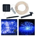 thumbnail image 4 of koolsoo Solar Powered Led String Flexible Copper Wire Fairy Lights Outdoor Garden Light 7m 50 LED Blue, 4 of 9