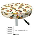 thumbnail image 2 of Uemuo Boho Chicken Pattern Round Bar Stool Seat Covers Washable Stool Cushion Slipcover Elastic Bar Chair Covers-12 inch, 2 of 7