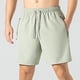 thumbnail image 5 of pstuiky Abreviatura para hombres, Pantalones cortos deportivos de entrenamiento físico de color sólido para hombre, transpirables, con bolsillos y cremallera. Pantalones cortos cargo, 5 of 9