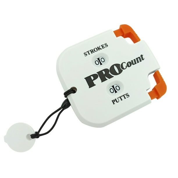 Toystoory Mini Golfs Shot Stroke Score Counter Scorecard dígitos Score Keeper con llavero Golfs Training Aids White Type3 NO3