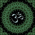 thumbnail image 2 of Fractal Mandala Aum Wall Mural by Wallmonkeys Peel and Stick Graphic (36 in H x 36 in W) WM284780, 2 of 4