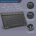 thumbnail image 3 of Bluetooth Wireless Keyboard Mini Keyboard For Laptop Tablet Phone Ipad Xiaomi Rechargeable Gaming Keyboard Android iOS Windows, 3 of 9