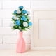 thumbnail image 1 of Simulación de 18 rosas Fiudx Flores artificiales estilo europeo decorativas, 1 of 4