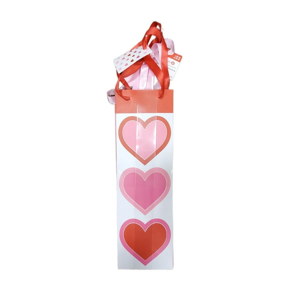 Valentine's Day 2-Piece Wine Gift Bags Set