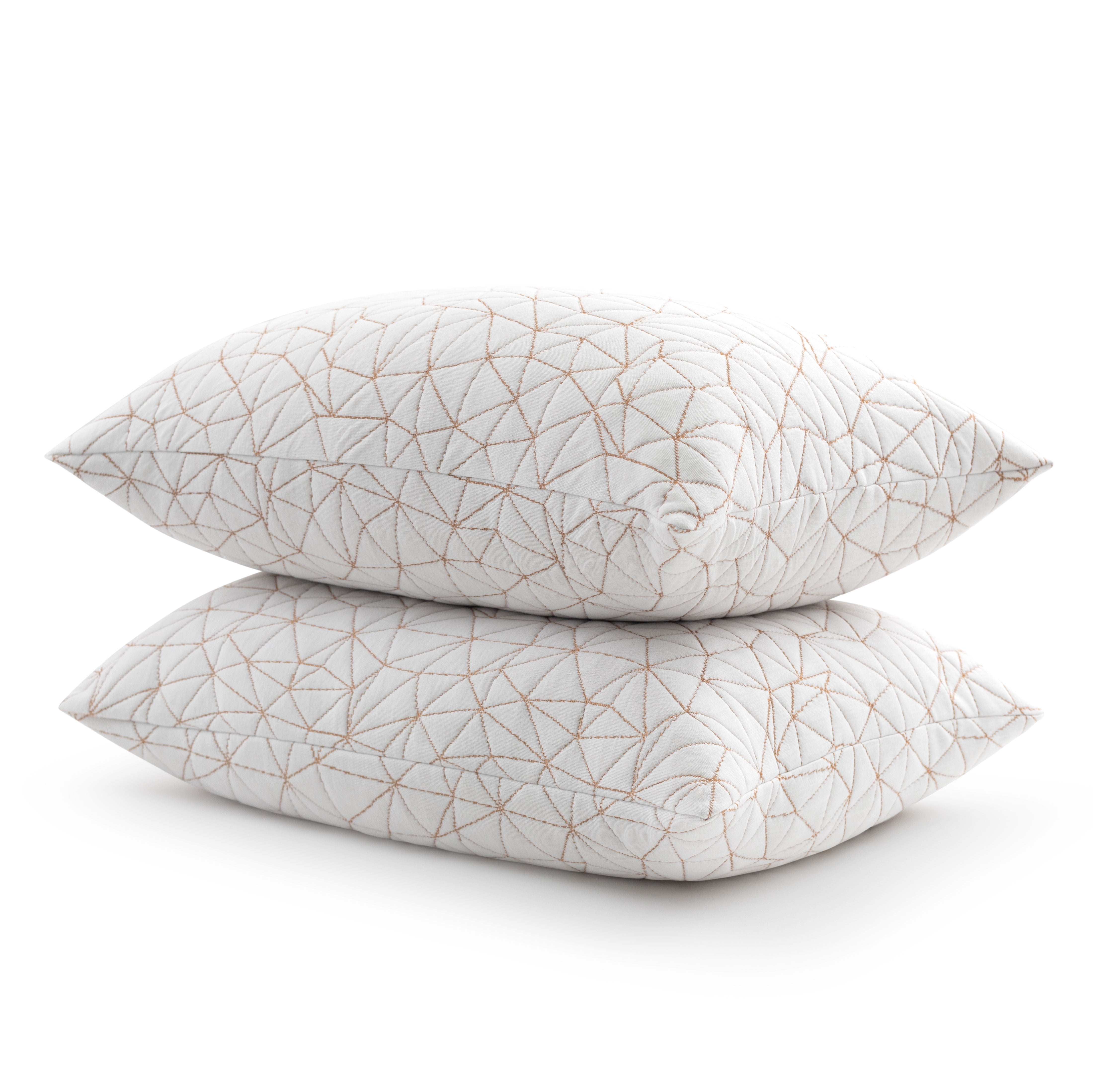 Essence of Copper Luxury Knit Bed Pillow, Standard/Queen, 2 Pack