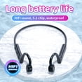 thumbnail image 4 of Open-Ear Bone Conduction Headphones with Bluetooth 5.0, Secure Titanium Fit for Sports & Business, IP56 Sweatproof Wireless Earbuds with 6-Hour Battery & Ambient Sound Awareness, 4 of 6