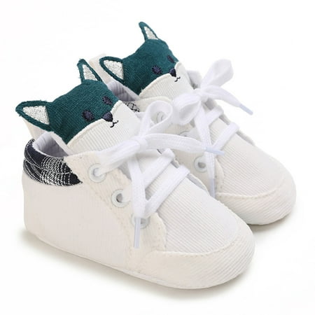

Gubotare Baby Walking Shoes Baby Boys Girls Shoes First Walking Shoe White 6 Months