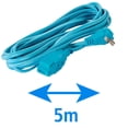 thumbnail image 4 of Extensión Eléctrica Trenzada Azul Turquesa 16AWG 5m, 4 of 4