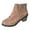 Brown, variant on Women's Ankle Boots Slouchy Fashion Closed Toe Flat Booties Classic Comfort Fall Winter Dressy Short Boots
