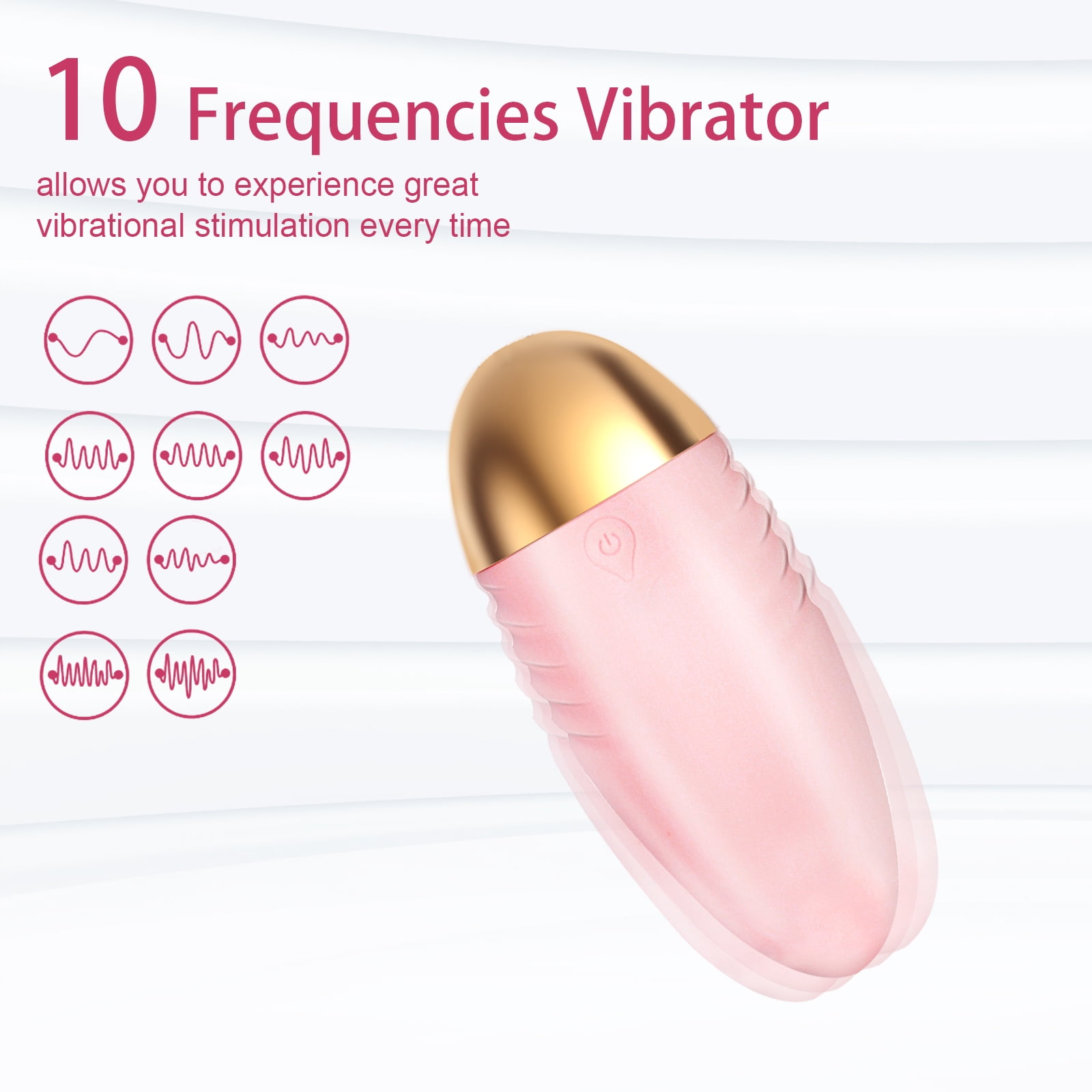 QVOX Bullet Vibrator with Remote Control for G-Spot Stimulation, Vbrators Female, Wearable Vibrating Panties with 10 Vibration Patterns, Medical Silicone Clitoral Massager Female Vibratorss