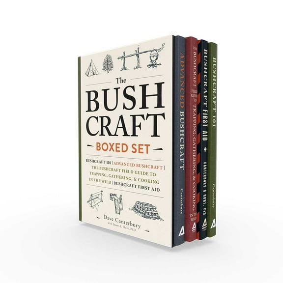Bushcraft Survival Skills The Bushcraft Boxed Set: Bushcraft 101; Advanced Bushcraft; The Bushcraft Field Guide to Trapping, Gathering, & Cooking , (Hardcover)