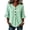 Green, variant on Blouses for Women, Short Sleeves Button Down V Neck Summer Outdoor Stripes Sirts, S-2XL
