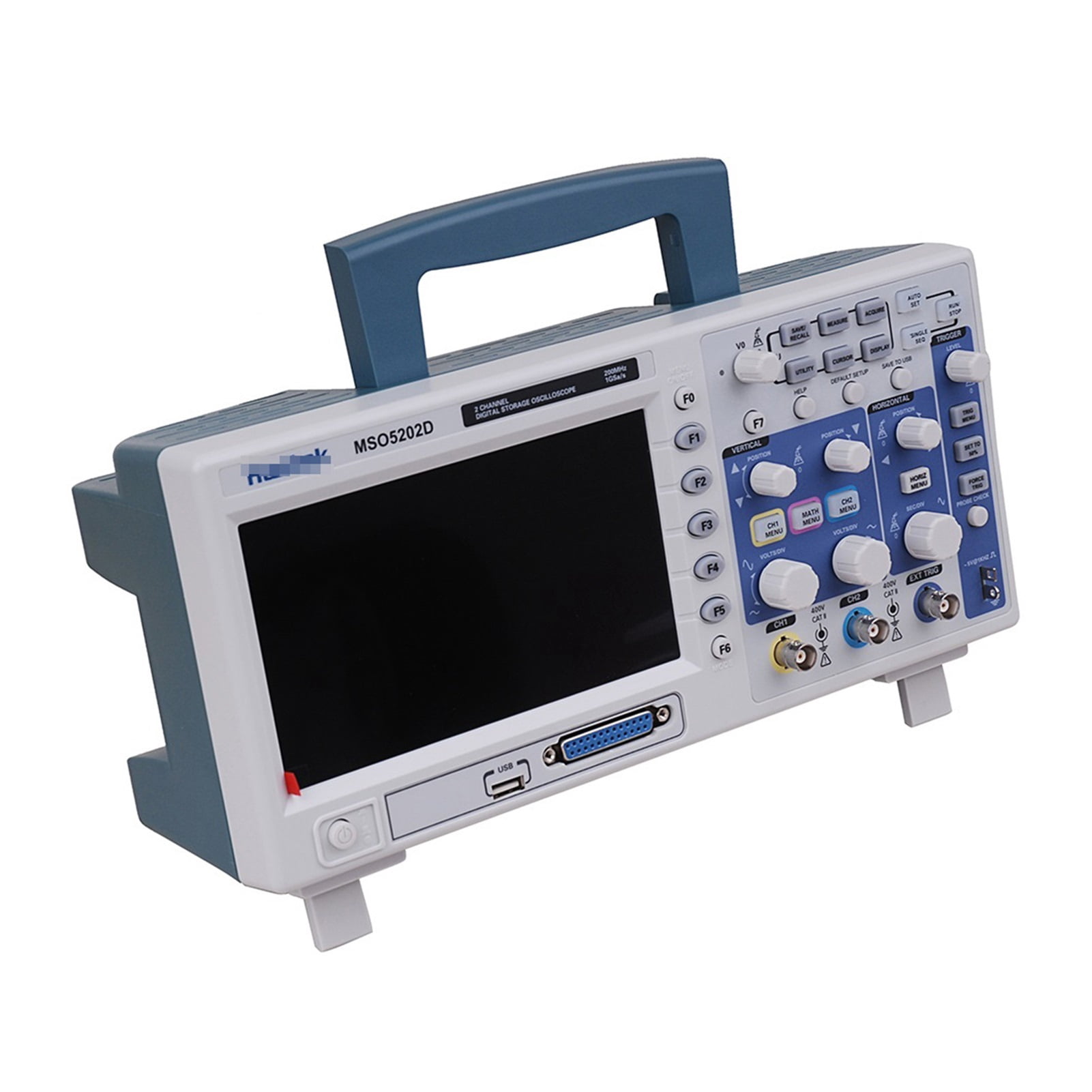MSO5202D 200MHz 2 In 1 Digital Oscilloscope 2 Channels 1GSa/s + Analyzer 16 Logical Channels 800*480