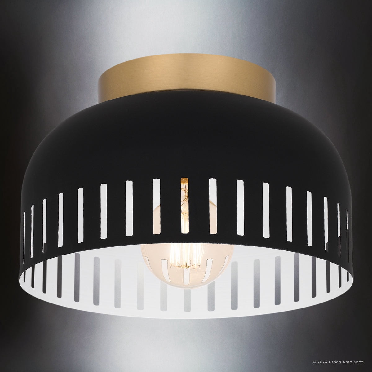 Luxury Bohemian Ceiling Light, Matte Black, UQL5611