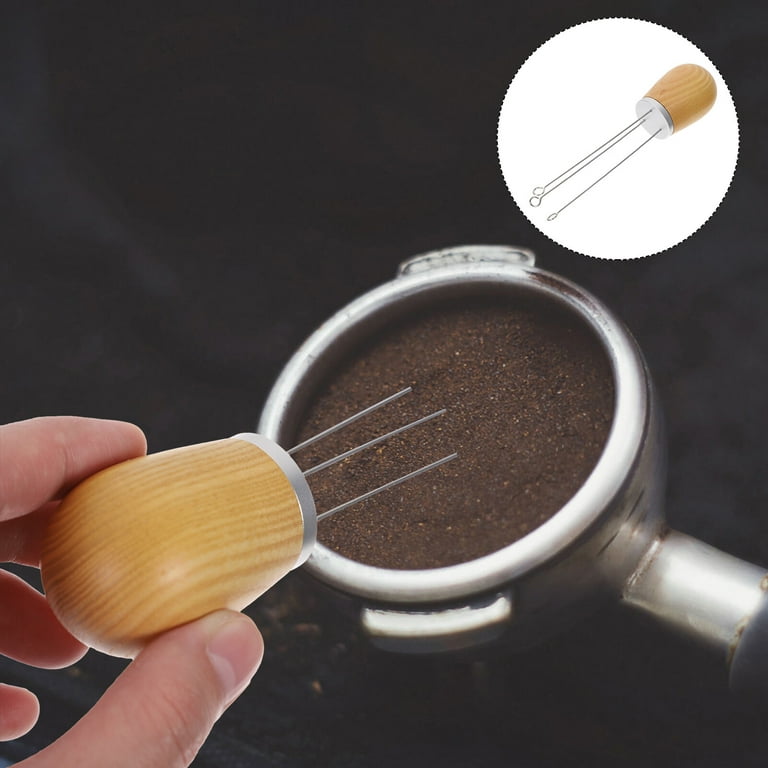  Espresso Coffee Stirrer, Pavant Coffee Stirring Tool for  Espresso Distribution, Natural Wood Handle and Stand, Professional Barista  Hand Distribution Tool (Sandalwood): Home & Kitchen