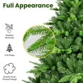thumbnail image 5 of OUTEXER Christmas Tree with Lights, Christmas Decorations 6FT Aritificial Christmas Tree Prelit with 1228 Branch Tips, 350 Warm White LEDs and Metal Stand for Christmas Gift Home Decor, 5 of 8