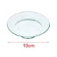 thumbnail image 4 of Calentador de aceite, plato de vidrio, multiusos, transparente, redondo, cera para derretir velas, calentador, plato, bandeja con tapa para lámpara S mayimx Plato calentador de aceite, 4 of 5