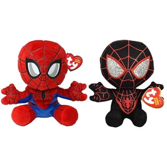 Ty Marvel Beanie Babies – Peluche Spiderman 15 Cm, Rouge Et Bleu, Pour Collectionneurs Dès 3 Ans