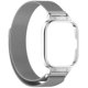 thumbnail image 3 of For Xiaomi Redmi Watch 4 Stainless Steel Milanese Watch Strap with Metal Case - Silver, 3 of 5