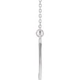 thumbnail image 2 of Precious Stars Collier Unisexe en Argent Sterling avec Police Script et Initiale en V, 2 of 3