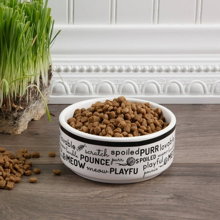 Gibson Home 4.5" Black & White Pet Bowl Assortment