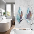 thumbnail image 2 of Coolnut Geometric Capybara Bath Towels Set 16×28 inches, Cotton Face Towel Water Absorbent Lightweight Quickdry Hand Towels for Bathroom Ktichen Travel Gym, 2 of 6