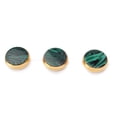 thumbnail image 3 of Yuarrent Botones de saxofón de 3 piezas, trompeta decorativa, accesorios de piedra de concha profesional, pieza de reparación, teclas de buen toque Type2 NO2 Yuarrent OD027068-02, 3 of 6