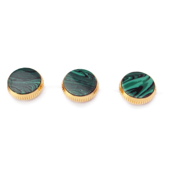 Advancent Botones de saxofón de 3 piezas, trompeta decorativa, accesorios de piedra de concha profesional, pieza de reparación, teclas de buen toque Type2 NO2 Advancent OD027068-02