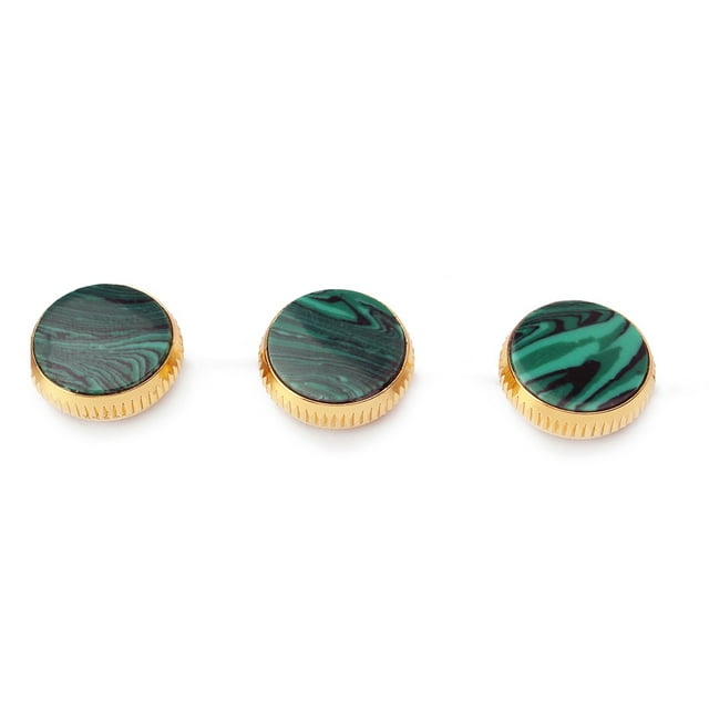 Advancent Botones de saxofón de 3 piezas, trompeta decorativa, accesorios de piedra de concha profesional, pieza de reparación, teclas de buen toque Type2 NO2 Advancent OD027068-02