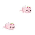 thumbnail image 1 of bedienty Cat Pillow - Adorable Stuffed Toy To Furry Friend Company Three-dimensional And Full With Quick Spring Can Choose Pink Strawberry Cat 2Set, 1 of 6