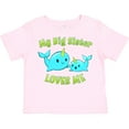 thumbnail image 3 of Inktastic My Sister loves me- cute narwhal Boys or Girls Toddler T-Shirt, 3 of 5