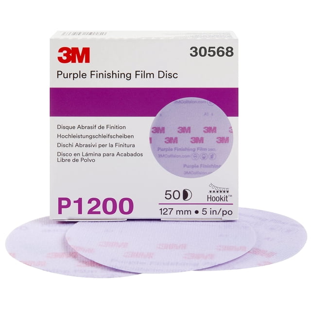 Disco Abrasivo 3M 30568 Hookit Morado 5" P1200
