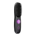thumbnail image 1 of Portable Mini Hair Straightening Brush, LED Display, USB Rechargeable Fast Heating Hairs Brush for Travel, 1 of 8