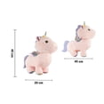thumbnail image 2 of Unicornio De Peluche Pegaso Rosa Tierno Importadora La Merced Felpa Suave, 2 of 4