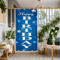 thumbnail image 4 of Blue Happy Birthday Banner with Balloon Star Elements Backdrop Party Supplies for Birthday Party Photography Props Decors Celebration Events, 4 of 7