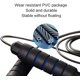 thumbnail image 2 of Cuerda para saltar para adultos, cuerda para saltar con ruedas ajustable para boxeo, Crossfit, deporte, equipo de entrenamiento aeróbico brillar Electrónica, 2 of 5